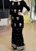 SMT W687- Embroidered 2pc Linen dress.