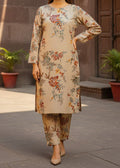 SMT W796-Digital Printed 2pc Linen Dress.