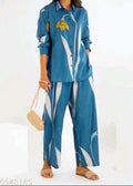 SMT W947- Digital Printed 2pc Karandi Dress.