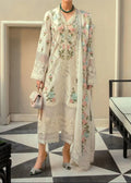 SMT Z-(S1315)- Stitched Embroidered 3pc Lawn Dress With Embroidered Organza Dupatta.