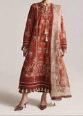 SMT S1330-Embroidered 3pc Lawn Dress With Printed Lawn Dupatta.