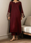 SMT Z-(S1357) - Stitched Embroidered 2pc Lawn Dress.