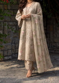 SMT S1509 - Embroidered 3pc CHIKANKARI Lawn Dress With Printed Chiffon Dupatta.
