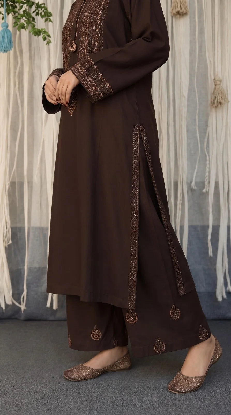 SMT W1032 - Embroidered 2pc Marina Dress.