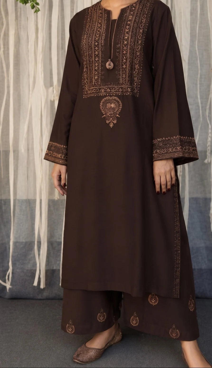 SMT W1032 - Embroidered 2pc Marina Dress.