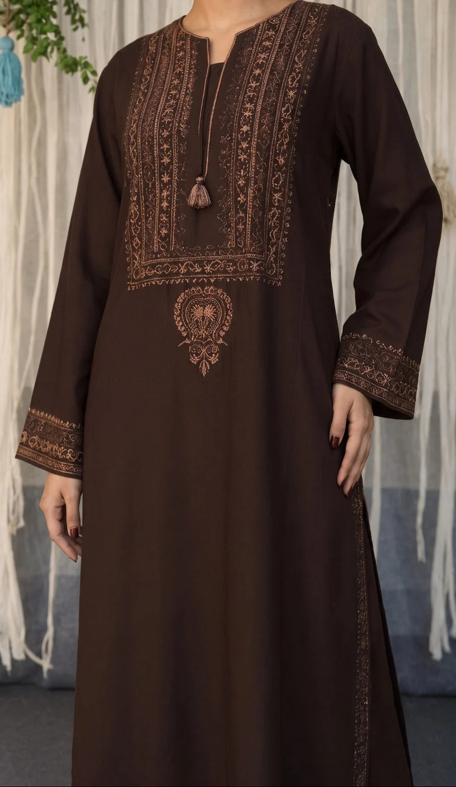 SMT W1032 - Embroidered 2pc Marina Dress.