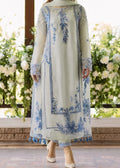 SMT W1080 - Embroidered 3pc Marina Dress With Embroidered Chiffon Dupatta.