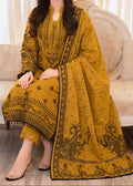 SMT W1082 - Embroidered 3pc Marina Dress With Printed Shawl.