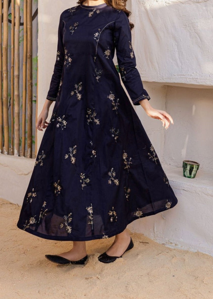 SMT W470- Embroidered 2Pc marina Dress.