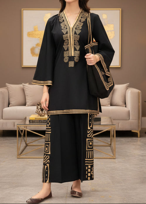 SMT W505-Embroidered 2Pc marina Dress.