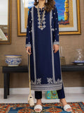 SMT W448-Embroidered 2pc khaddar dress