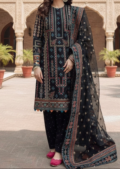 SMT W19- Embroidered 2pc marina dress