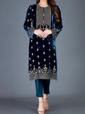 SMT S234 - Embroidered Velvet Shirt.