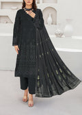 SMT S1024-Embroidered 3PC CHIKANKARI Lawn Dress With Printed Lawn Dupatta.