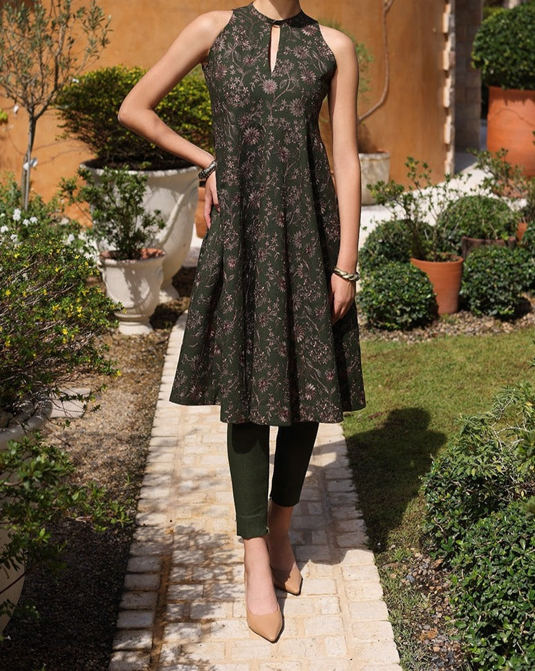 SMT W315-Embroidered 2pc marina dress