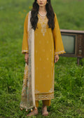 SMT S963-Embroidered 3PC Lawn Dress With Printed Munar Dupatta.