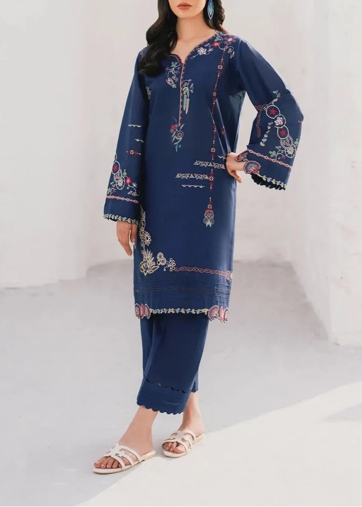 SMT S1206-Embroidered 2pc Lawn Dress