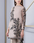 SMT S762-Embroidered 2pc organza dress.