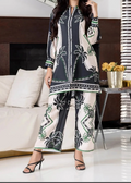 SMT W721 - Digital Printed 3pc Silk dress With Digital Printed Silk dupatta.