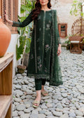 SMT S873-Embroidered 3pc Lawn Dress with Embroidered Munar Dupatta.