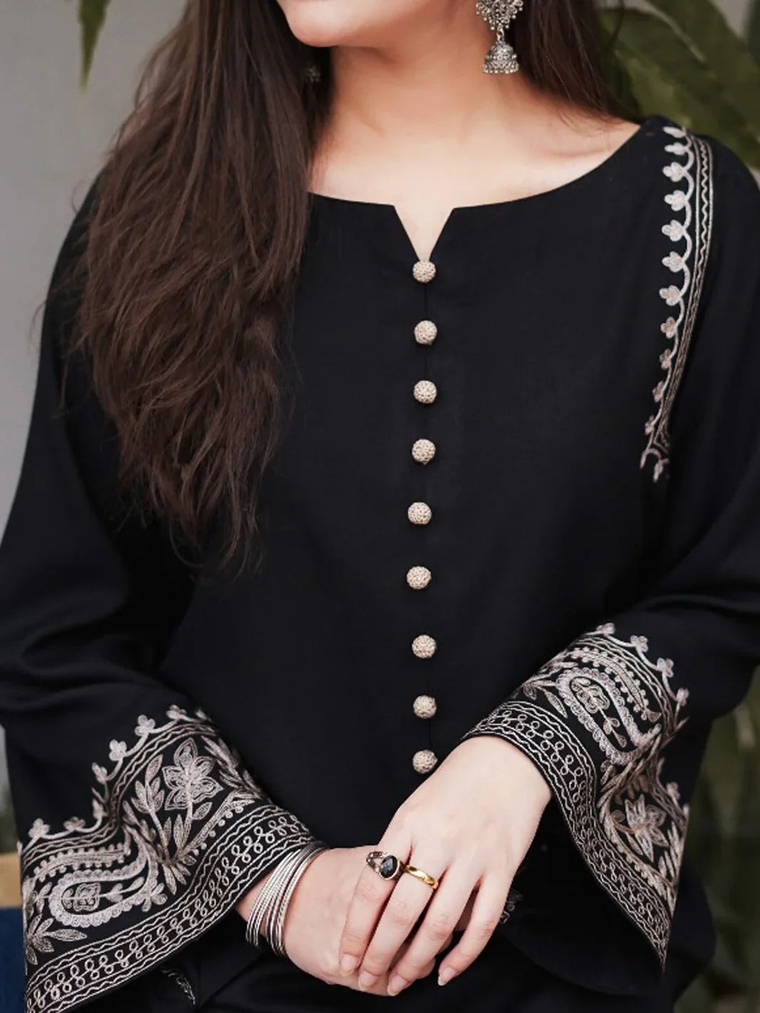 SMT Z-(S249)- Stitched Embroidered 2PC Lawn Dress.