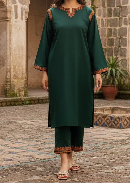 SMT W175-Embroidered 2pc marina dress
