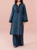 SMT W340- Embroidered 2pc Linen dress