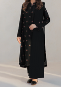 SMT S362- Embroidered 3pc lawn dress with organza dupatta.