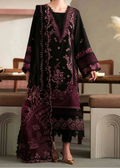 SMT W856-Embroidered 3pc Marina Dress With Embroidered Chiffon Dupatta.