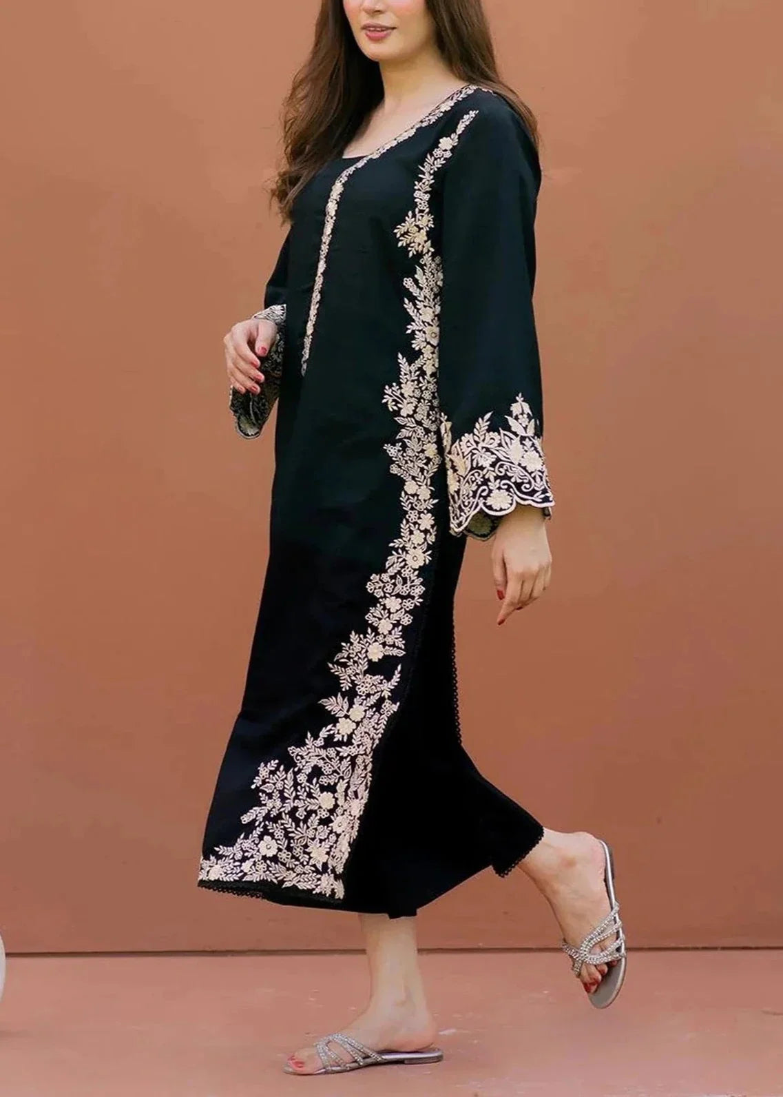 SMT W489-Embroidered 2Pc marina Dress.