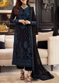 SMT S1022-Embroidered 3pc Lawn dress with Embroidered Chiffon Dupatta.
