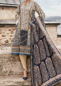 SMT W819 - Digital Printed 3pc Karandi Dress With Digital Printed Karandi Shawl.