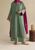 SMT Z-(S1290)- Stitched Embroidered 3pc Lawn Dress With Printed Lawn Dupatta.