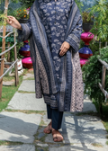 SMT W878 - Digital Printed 3pc Karandi Dress With Digital Printed Karandi Shawl.